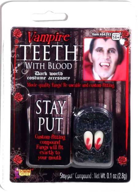 costume di carnevale CANINI DA VAMPIRO